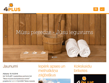Tablet Screenshot of 4plus.lv